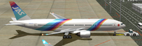 JAS B777-289 Rainbow 7彩虹涂装